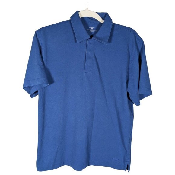 Patagonia Other - Patagonia Polo Shirt Mens Small Organic Cotton Poly Blend Blue Casual